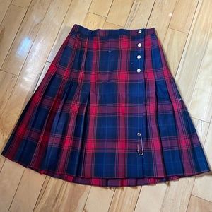 Tartan skirt size 10